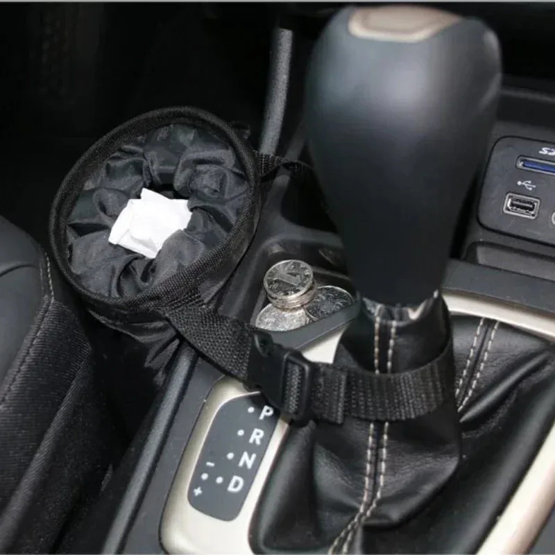 Seat Cleaner Fabric - Müllbeutelhalter für die Autositzlehne, hängender Abfallbehälter