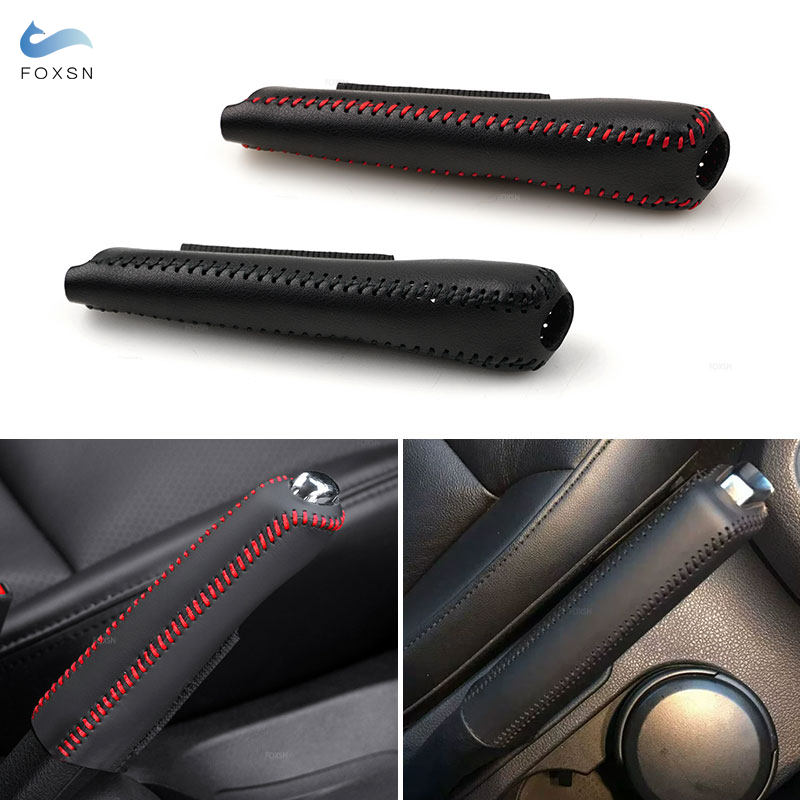Leather Cleaner Interior - Universelle Auto-Styling Handbremshebel-Abdeckung Dekorative Schwarze Mikrofaser-Leder-Verkleidung