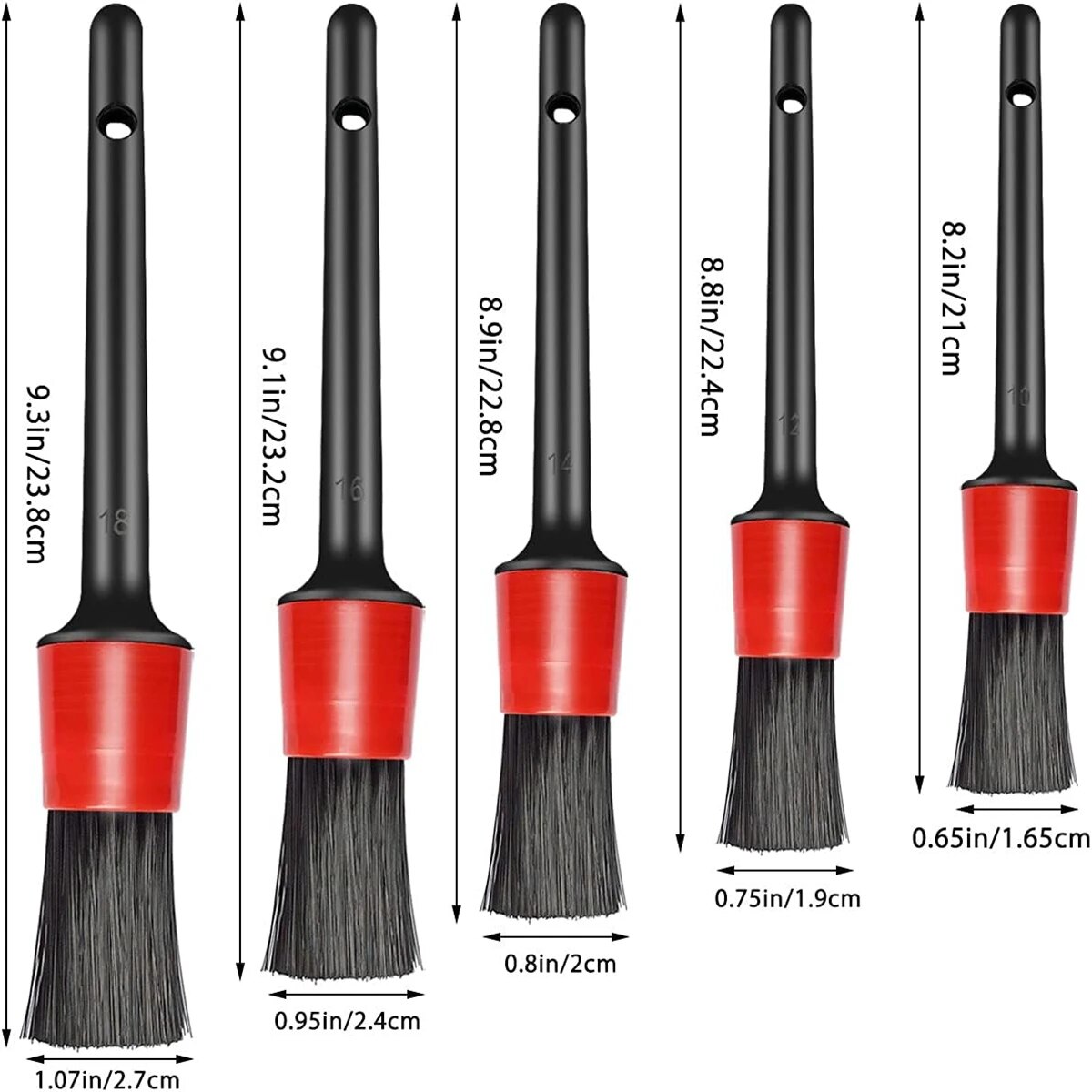 5PCS Auto Detaillierung Pinsel – Interior Detailing Kit Bewertung und Preis