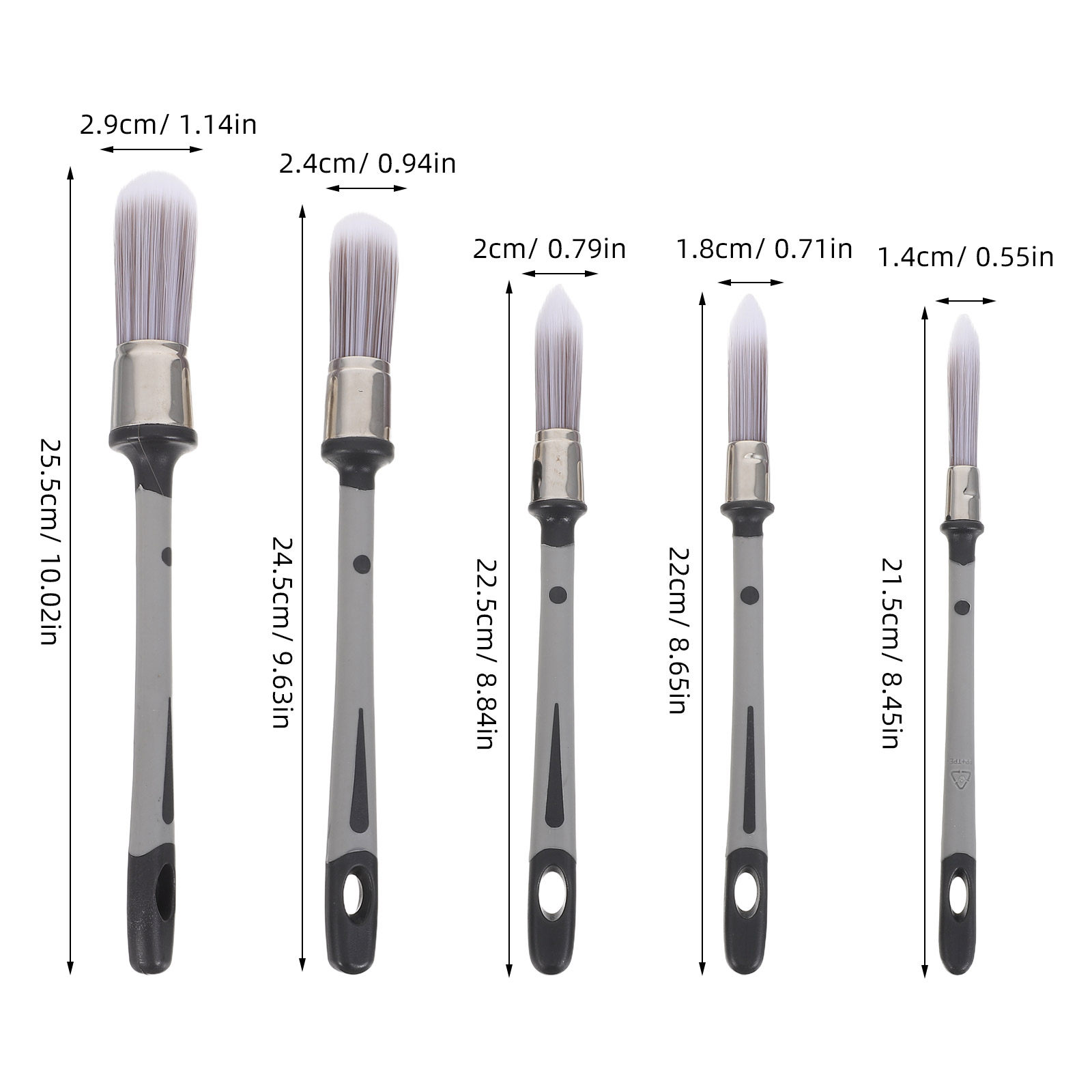5-teiliges Präzisions-Detailli – Detailing Brush Set Bewertung und Preis